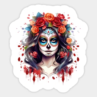 Day of the Dead Woman #2 Sticker